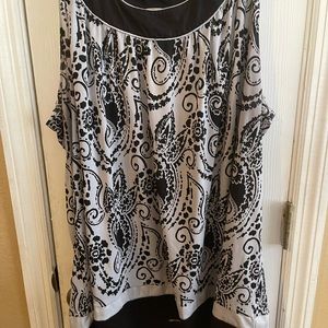 Black and white shirt